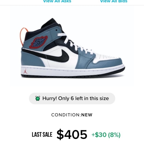 Men\'s Nike Air Jordan 1 size 8.5 main image 5